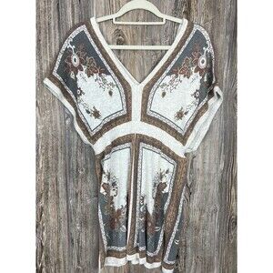 XXI Tunic Sweater Angora Rabbit Blend Boho Chic Festival Soft Fuzzy Size Small‎